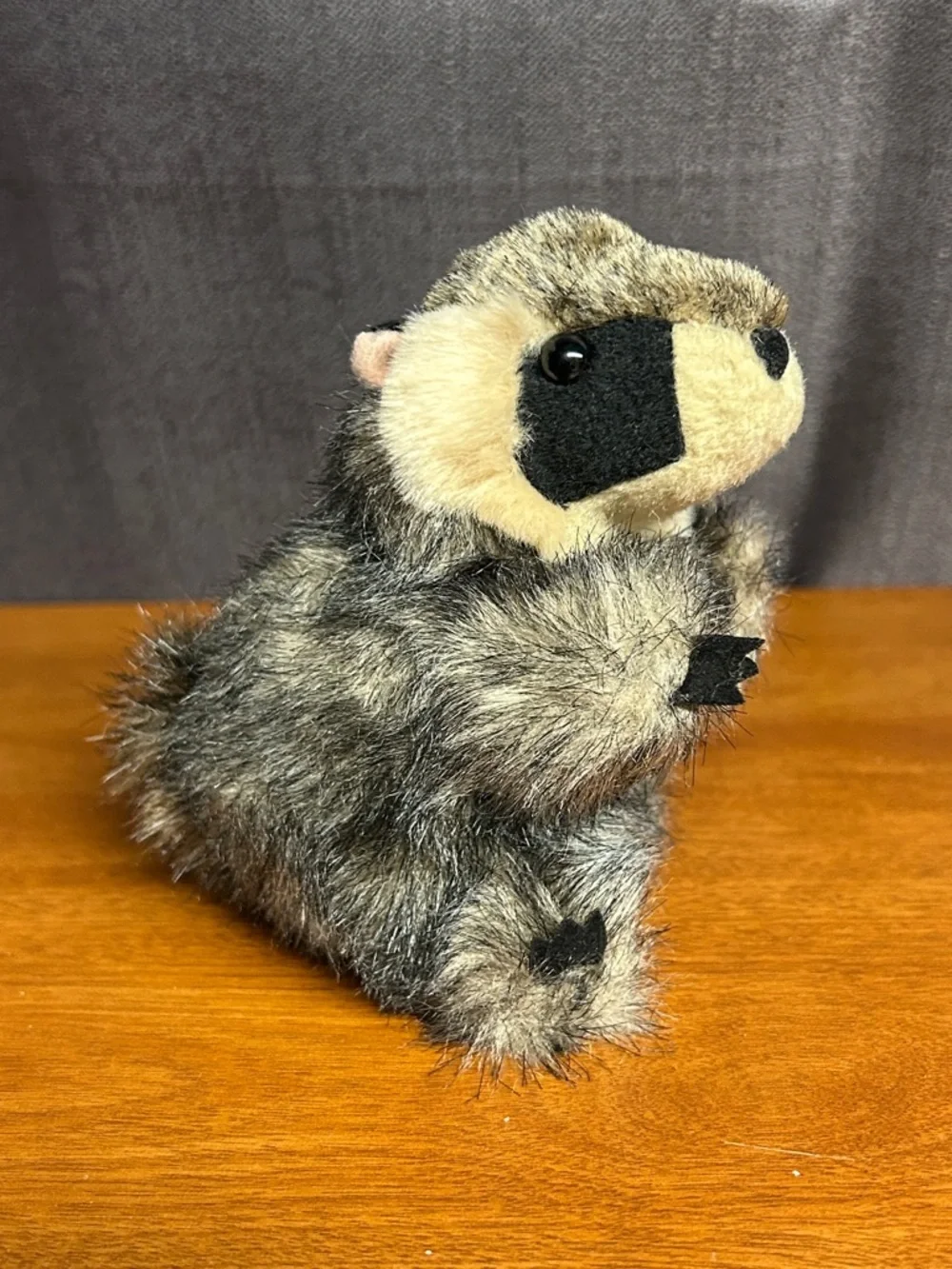 Plush Raccoon Stuffed Animal - Brown and Gray - Picture 3 of 6